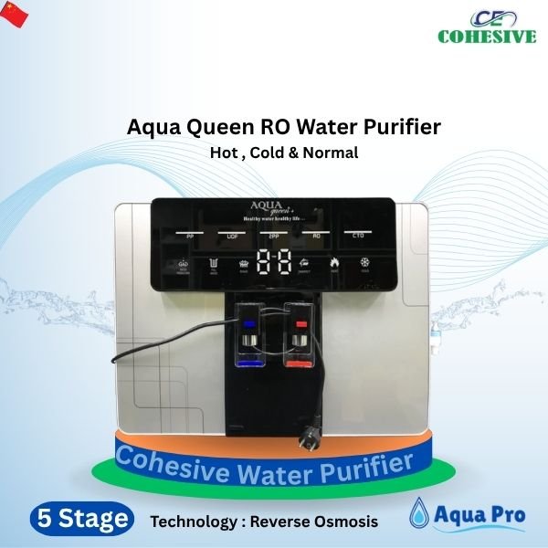 Aqua Queen Hot Cold Normal RO Water Purifier (Silver).