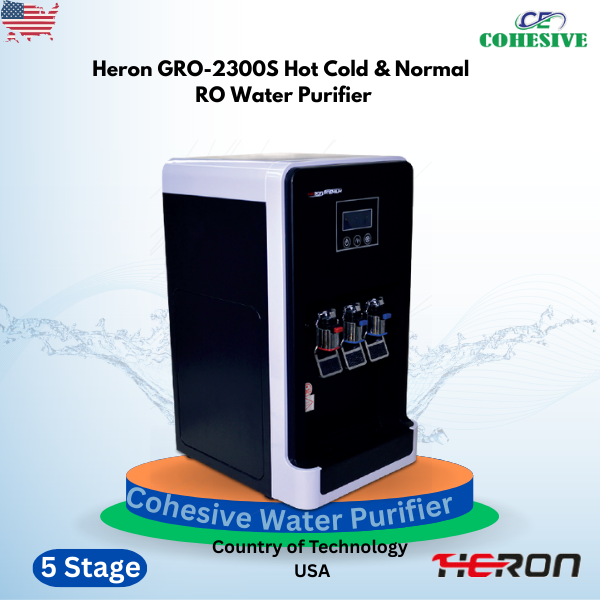 Heron Gro-2300-S RO Water Purifier 75 GPD.