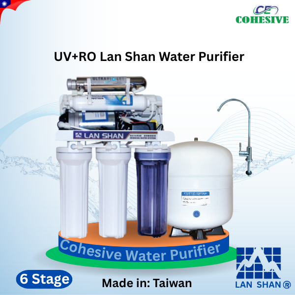 6 Stages UV+RO Lan Shan Water Purifier.