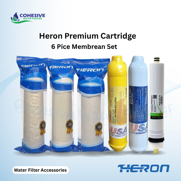 Heron Premium 6 Piece Membrane Cartridge  Set.