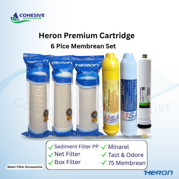 Heron Premium 6 Piece Membrane Cartridge  Set.