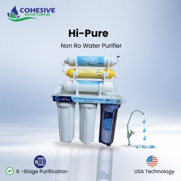 Hi-Pure H-6 Non Ro Purifier water filter With Minarel.