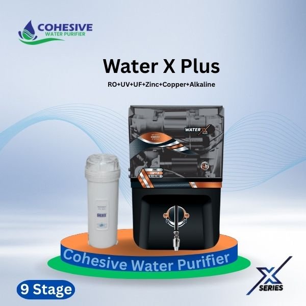 Star X Series (Black) Water Purifier- RO + UV + UF + Zinc + Copper + Alkaline.
