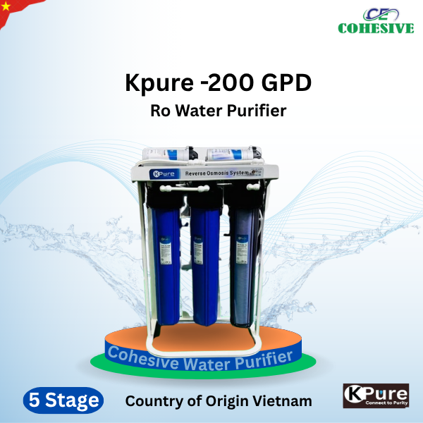 K Pure 200 GPD Ro Water Purifier.