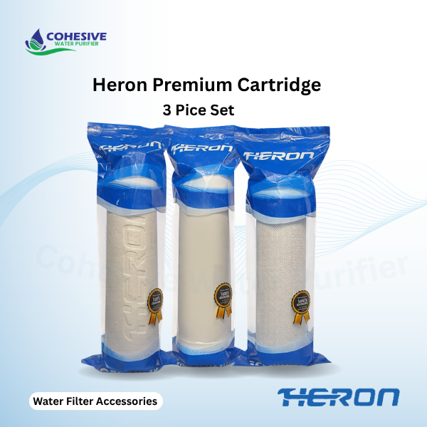 Heron Premium  3 Piece Cartridge Set-(PP-Net-Box)