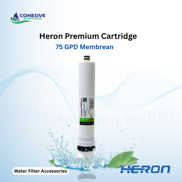 Heron Premium 75 GPD RO Membrane Cartridge.