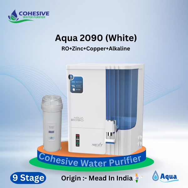 Aqua 2090 (White) RO+Zinc+Copper+Alkaline - 9 Stage .