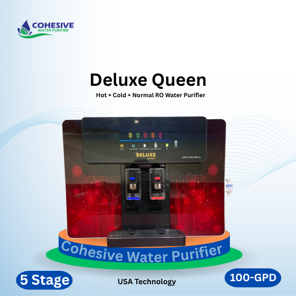 Deluxe Queen RO Water Purifier Hot + Cold +  Normal- ( Red Colore )