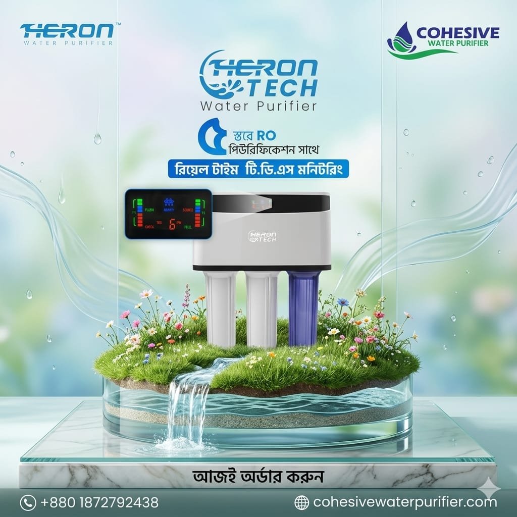75 GPD Heron Tech RO Water Purifier (5 Stage)